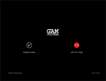 Tablet Screenshot of gamcultural.com